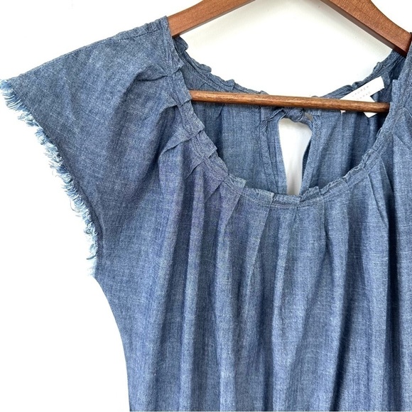 Lauren Conrad mini dress, crew neck, cap sleeves & elastic waist, ๐ฏ cotton - Picture 4 of 15